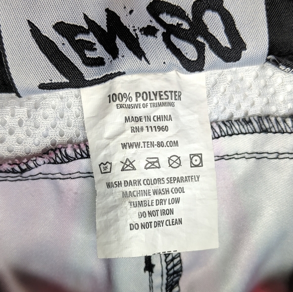 TEN-80 Striped Vented Swim & Surf Board Shorts 3Jr - Picture 10 of 12